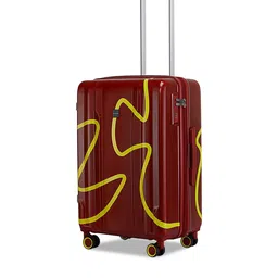 Provogue Loop Unisex Printed Hard-Sided Medium Trolley Bag-16