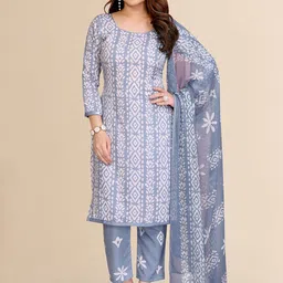 Moda Rapido Floral Printed Unstitched Dress Material-picture-0