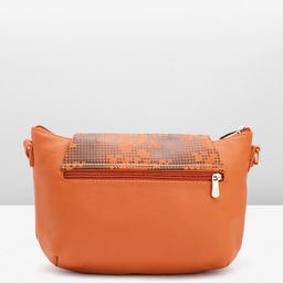 Baggit Structured Sling Bag with Geometric Printed Flap image 4
