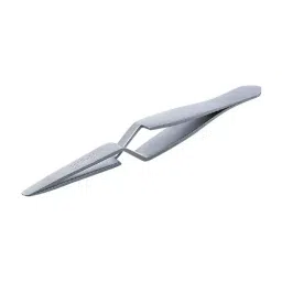 AS ONE X Type Flat Tweezers Stainless Steel About 125 mm, 321R-SA-14