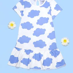 BE AWARA Print Fit & Flare Dress-image-85