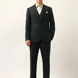 Arrow Tailored Fit Slim-Fit Single-Breasted Three-Piece Suit-27