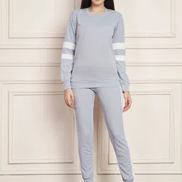 DTR FASHION Striped T-Shirt With Joggers Co-Ords-image-90