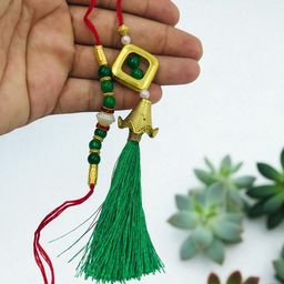 GADINFASHION Artificial Beaded Bhaiya Bhabhi Thread Rakhi-picture-46