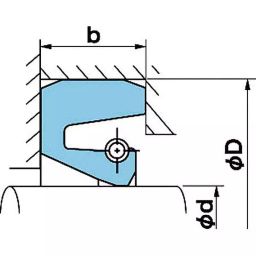 NOK φ50x77 mm MG Type Nitrile Rubber Oil Seal, MG507714-picture-6