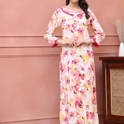Claura Printed Maxi Nightdress-image-71