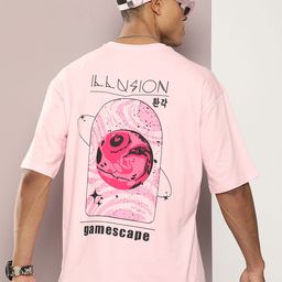 Kook N Keech Graphic Printed Drop-Shoulder Sleeves Oversized Pure Cotton T-shirt-picture-19