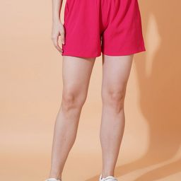 LECOWAR Women Solid Running Shorts-image-23