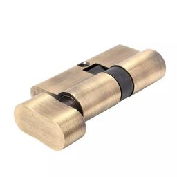 Link Euro Profile Bathroom Cylinder Lock Brass Antique Finish 82 mm-image-129