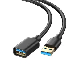 Mak World USB 3.0 Type A Extension Cable Male to Female High Speed Upto 5 Gbps 3 m, Black-4