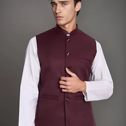 Moda Rapido Mandarin Collar Nehru Jacket-picture-18