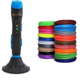 WOL3D ITouch Plus 3D Pen for 3D Drawing Art & Crafts with 20in1 PLA Filament - Blue-image-79