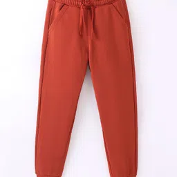 LC Waikiki Pocket Detailed Solid Sweatpants - Brick Red-picture-33