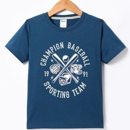 Tango Single Jersey Knit Half Sleeves Sports Printed T-Shirt - Blue-picture-23