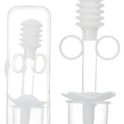COZY VIBES Toddler infant oral medicine syringe- silicone pacifier baby medicine feeder- PACK OF 1- COLOR MAY VARY-99