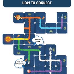 Skillmatics Educational Game - Connectors Mission Space Fun Learning Game of Connections Strategy & Matching Ages 6 and Up image 3