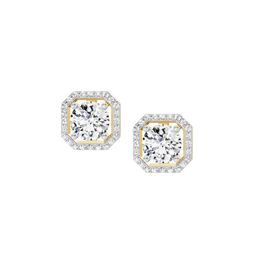 Sparkles Lab Grown Diamond 1.19 Carat Round Halo Stud Earrings for Women-image-62