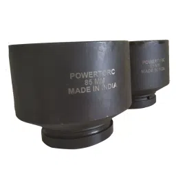 POWERTORC PI19-69 Drive 3/4 Inch Standard Impact Socket AF Size 1.1/16 Inch-33