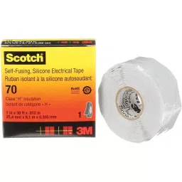 3M TAPE, SILICONE RUBBER, 9.14M X 25.4MM, 70 25MM-25