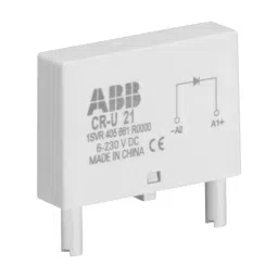ABB Pluggable Varistor/LED Module, Relay Skt, 1SVR405665R1100-65