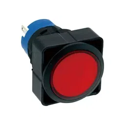 IDEC LW Series Flash Silhoutte Switch Pilot Light Round Shape and 25 mm Mounting Hole, LW6P-22MR-picture-46