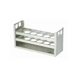 Supertek Stainless Steel Test Tube Stand, No. of Holes 24, Dia of Hole 12 mm, CH12722/5-46