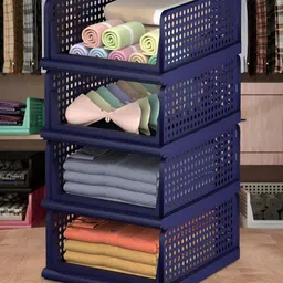 Myntra Elegant Homes Blue 4 Pieces Multi-Utility Organisers-image-23