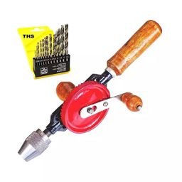 HUKUMS Hand Drill Machine With 13 Pcs Drill Bit Set-16