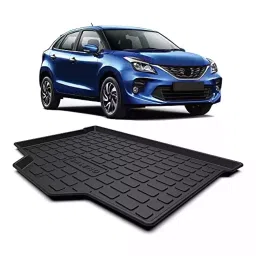 Auto Pearl PVC Tray Mat for Maruti Baleno 2022 (Black)-image-43