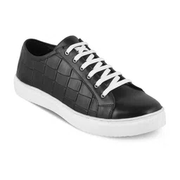 Tresmode Men Printed Leather Sneakers-11