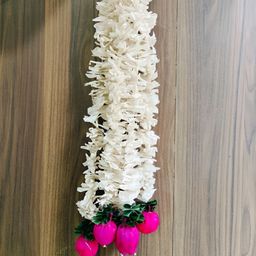 Nutts White 6 Pieces Hanging Artificial Flower-image-53
