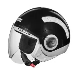 Studds NANO 560 WHITE/BLACK (560 mm) Small Open Face Helmet, WHITE/BLACKNANO 560-0