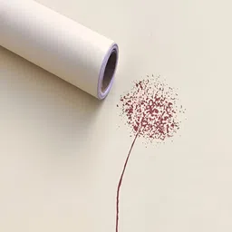 AmazingKarts Beige & Maroon Floral Printed Waterproof Self-Adhesive Wall Sticker-11