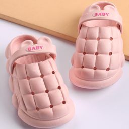 Cute Walk by Babyhug Slip On Clogs Cube Design - Pink-image-71