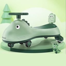 Babyhug Dino Drift Kids Swing Car with ABEC 7 Bearing,Lights,Muisc & PU LED Wheels-image-97