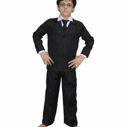 Kaku Fancy Dresses Dr Bhimrao Ambedkar Freedom Fighter Republic Day & Independence Day Theme Costume Set - White & Black-image-36