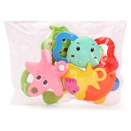 New Pinch Rattles Set Pack of 6 (Colour & Design May Vary) image 3