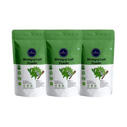 VEDICINE Set Of 3 Bhringraj Powder Hair Pack - 100 g Each-10