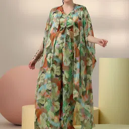 Libas Printed Top, Shrug With Palazzo Co-Ords image 1
