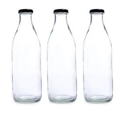 SOMIL Set Of Transparent Glass Water Bottle-image-90