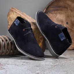 CARLO ROMANO Men Suede Sneakers-image-15