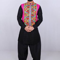 AGLARE Men Floral Tailored Jacket with Embroidered-55