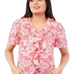 Edla Women Floral Print Cotton Schiffli Top-image-39