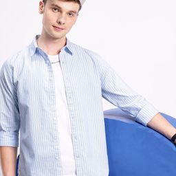 Aeropostale Striped Pure Cotton Casual Shirt-image-38