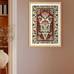 Art Street Yellow & Green Elegant Turkish Wooden Wall Painting-10