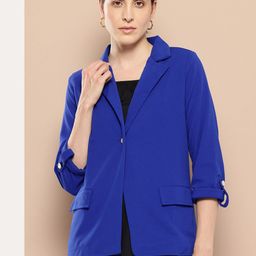 Chemistry Notched Lapel Regular Fit Single Breasted Blazer-52
