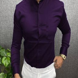 Mens Formal Full Sleeve Spread Collar 100% Cotton Shirt-image-72