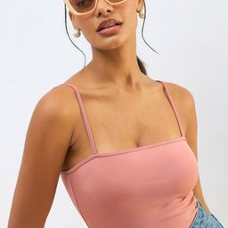SASSAFRAS BASICS Cotton Strappy Knitted Bodysuit-image-63