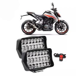 Cartronics 21 LED Fog Light With On/Off Switch  for KTM Duke 390 White(Set of 2 Pcs)-60