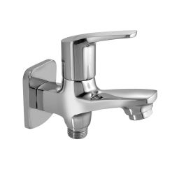 Essco by Jaquar 2-Way Bib Cock Chrome Finish with Wall Flange, STE-107041-image-36